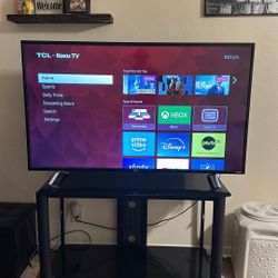 TLC 55 Inch 4K Roku Tv with Minor Defect 