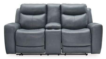 Mindanao Power Reclining Loveseat with Console with ADJ Headrest