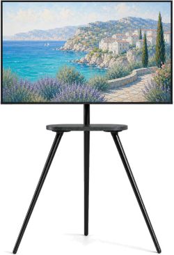 New TV Stand for 43-65" TVs, Swivel and Adjustable Height"