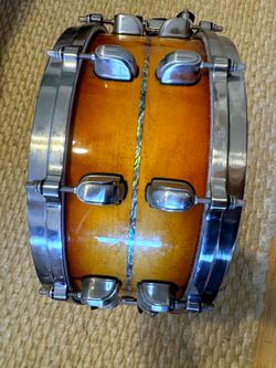 Tama Starclassic G-Maple 6.5x14 Snare Drum SGS146H Gold Sunburst Abalone Inlay
