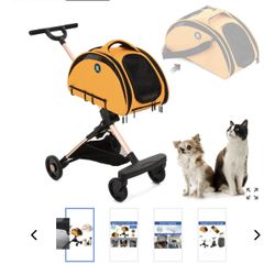 Complete Dog/Cat Travel/Carry/Stroller Professional Set