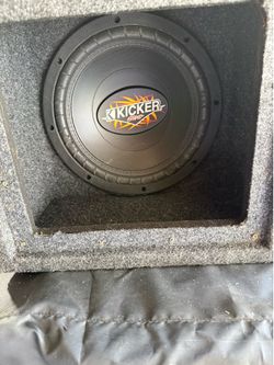 Kicker 10” and amp