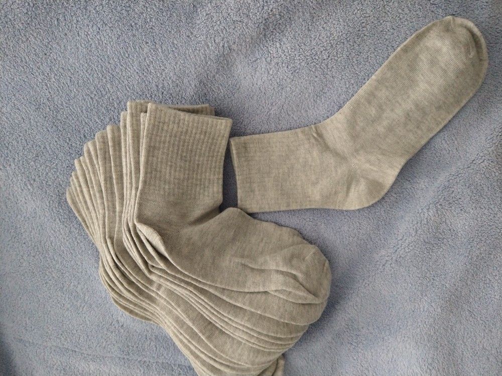 Sock 10 Pairs In Grey Color