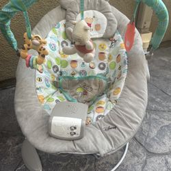 Bright Starts Winnie The Pooh Dots And Hunny Pots Baby Bouncer 