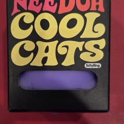 NeeDoh, COOL CATS, Purple, Rare, Brand New, Factory Sealed, In-Hand.