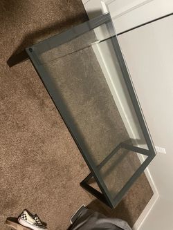 Glass Top Coffee Table (removable) 70 OBO