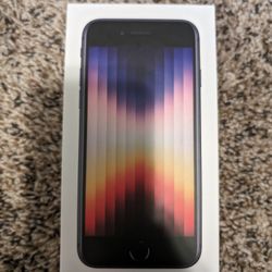 Brand new unlocked Apple iPhone
SE 3 5G 64gb