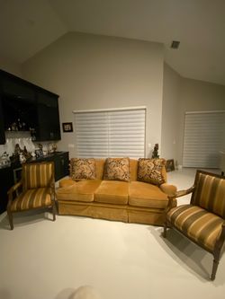 Sofa and 2 chairs