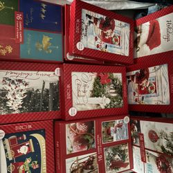 13 Christmas Holiday Greeting Cards 16 Per Box 