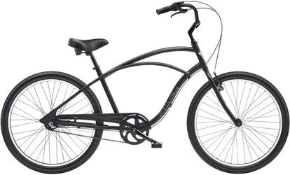 Electra Townie Cruiser 3i Black Aluminum 3-Speed Step-Over City Bicycle Bike