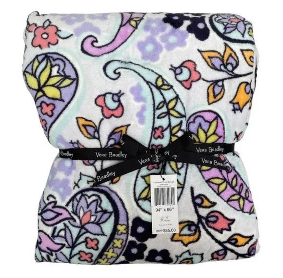 Vera Bradley Plush Blanket 94” x 66”