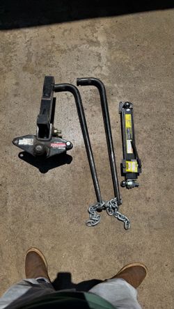 Hitch, sway control , bars