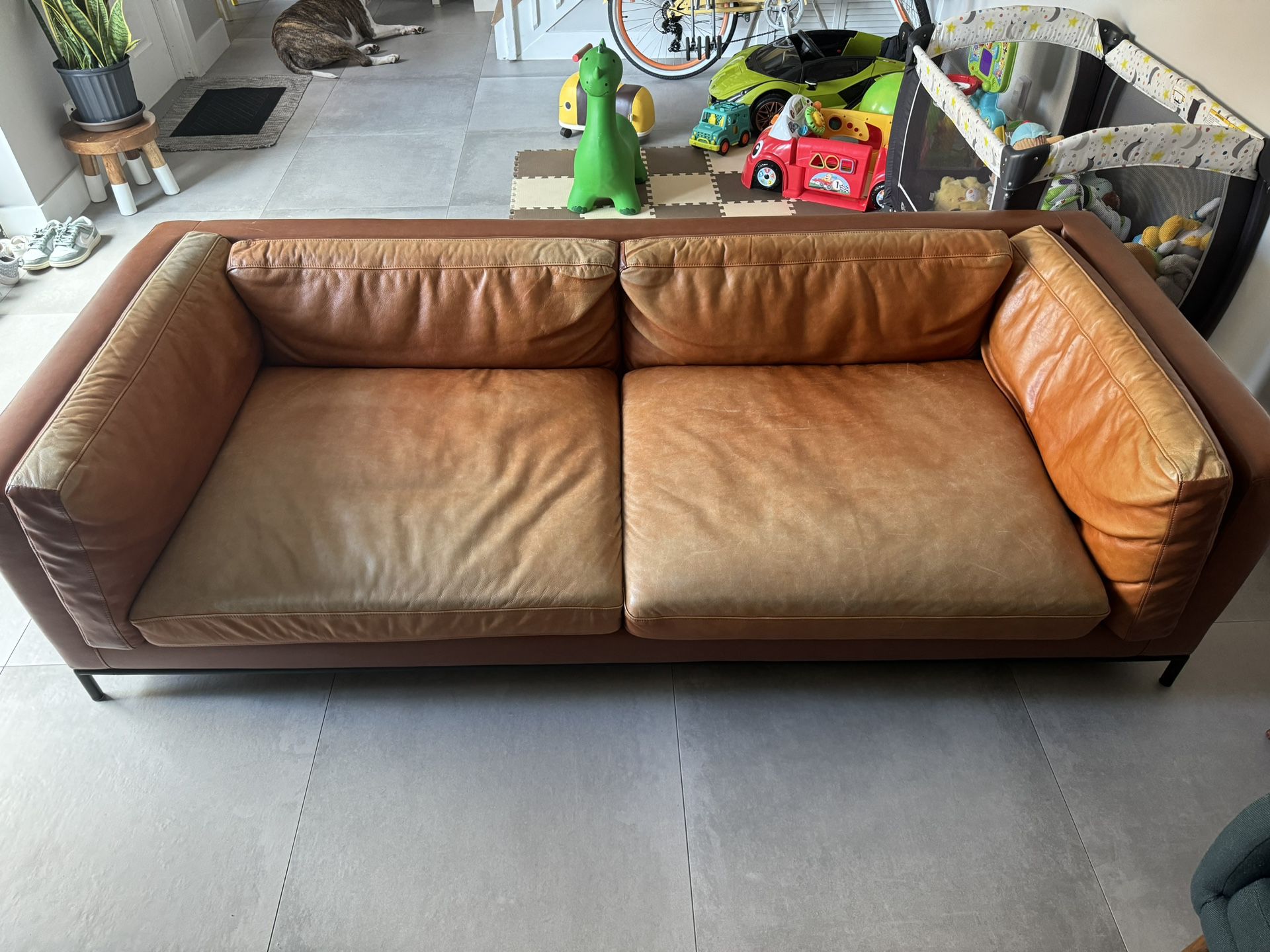 Modani Leather Couch