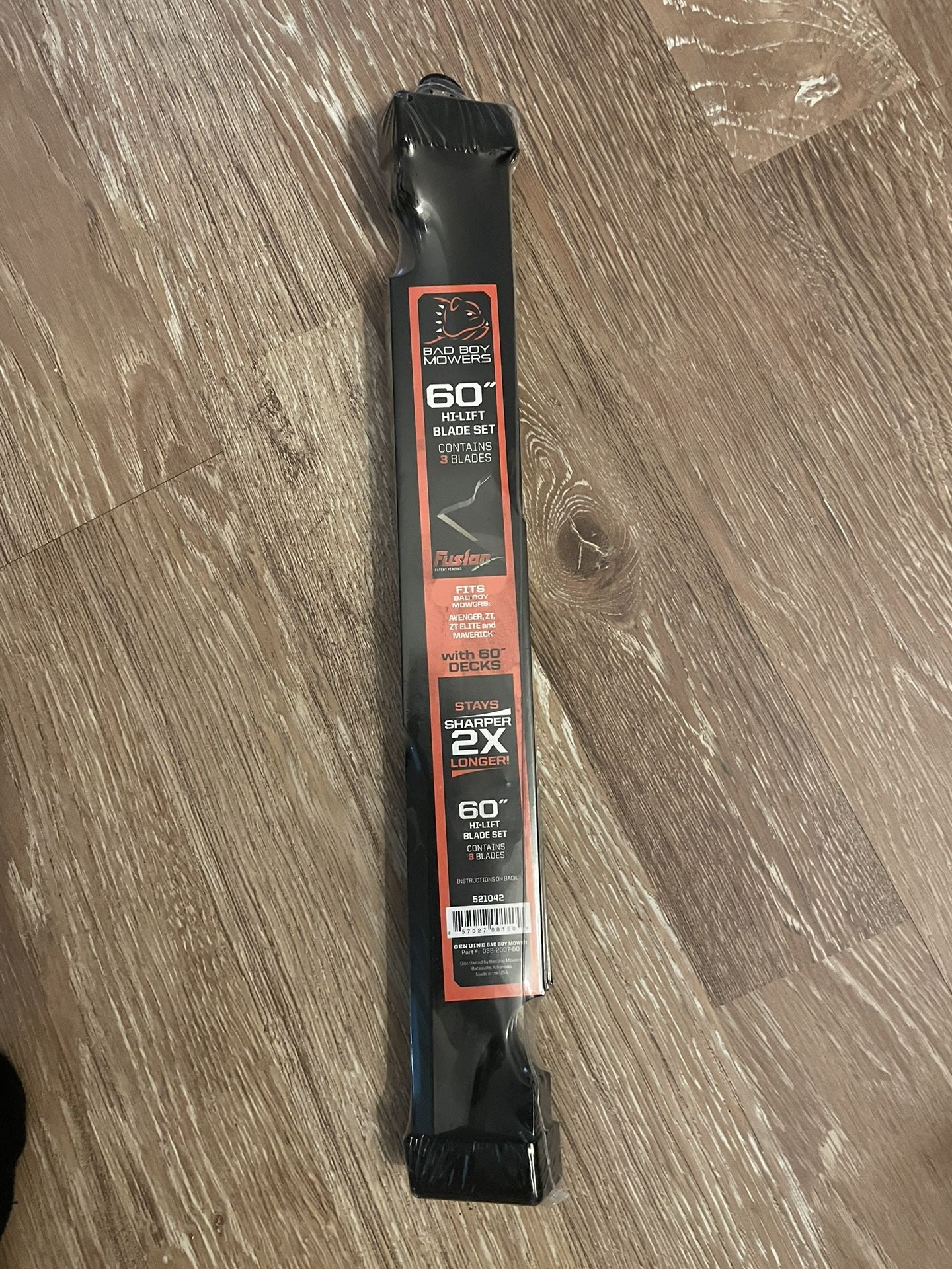 Bad Boy 60” Hi Lift Blade Set Brand New