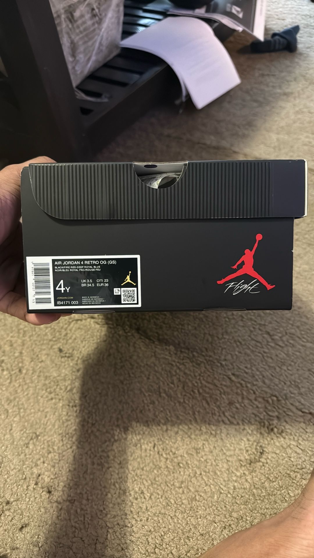 Jordan Rare Air 4s - 4Y