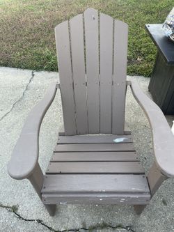 Adirondack Wood Chair 