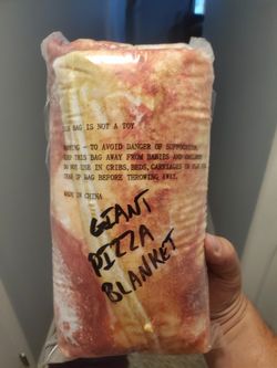 Giant Pizza Blanket