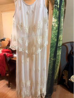 White dress size medium