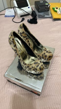 Cheetah high heels