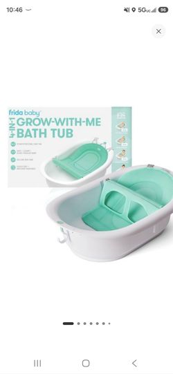 Frida Baby 4-in-1 Grow-With-Me Bath Tub description has location