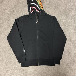 BAPE Shark Full Zip Hoodie – Black