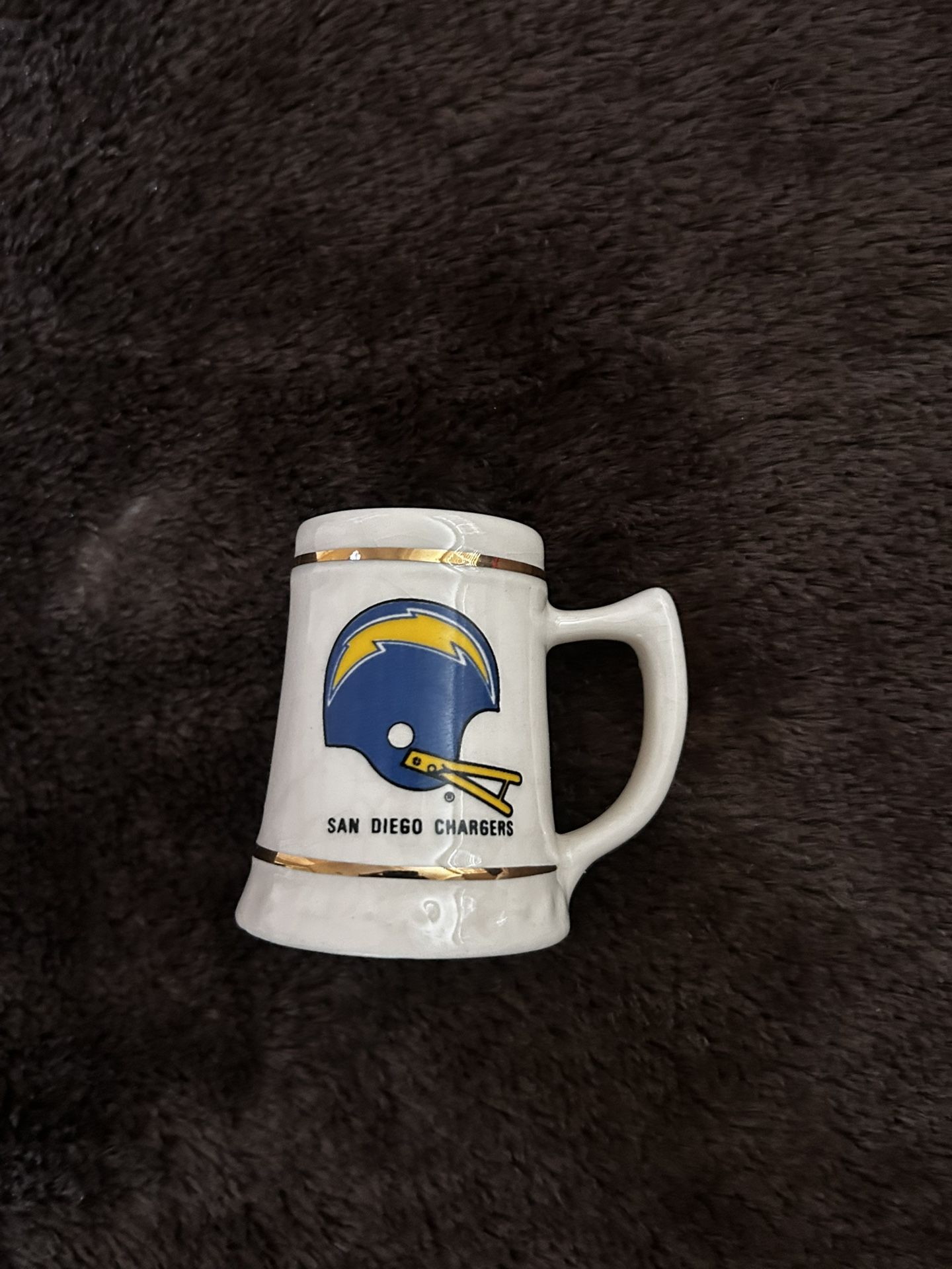 Vintage Ceramic San Diego Chargers Shot Glass