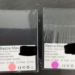 TIK TOK mini cellular.  Mini celulares Besos Max RAM 3GB+32GB color morado modelo 15 mini LTE digital 