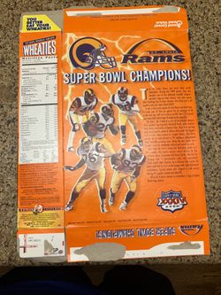 Wheaties cereal box Super Bowl champion