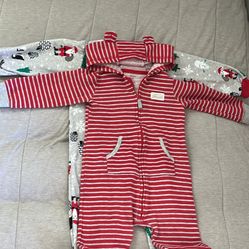 2 Holiday Pajamas. 24month