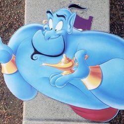 Disney Aladdin VHS Cutout 
