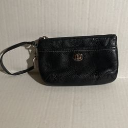 Coach Leather Wristlet 