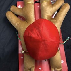 Antlers & Nose Reindeer Christmas Decoration For Car