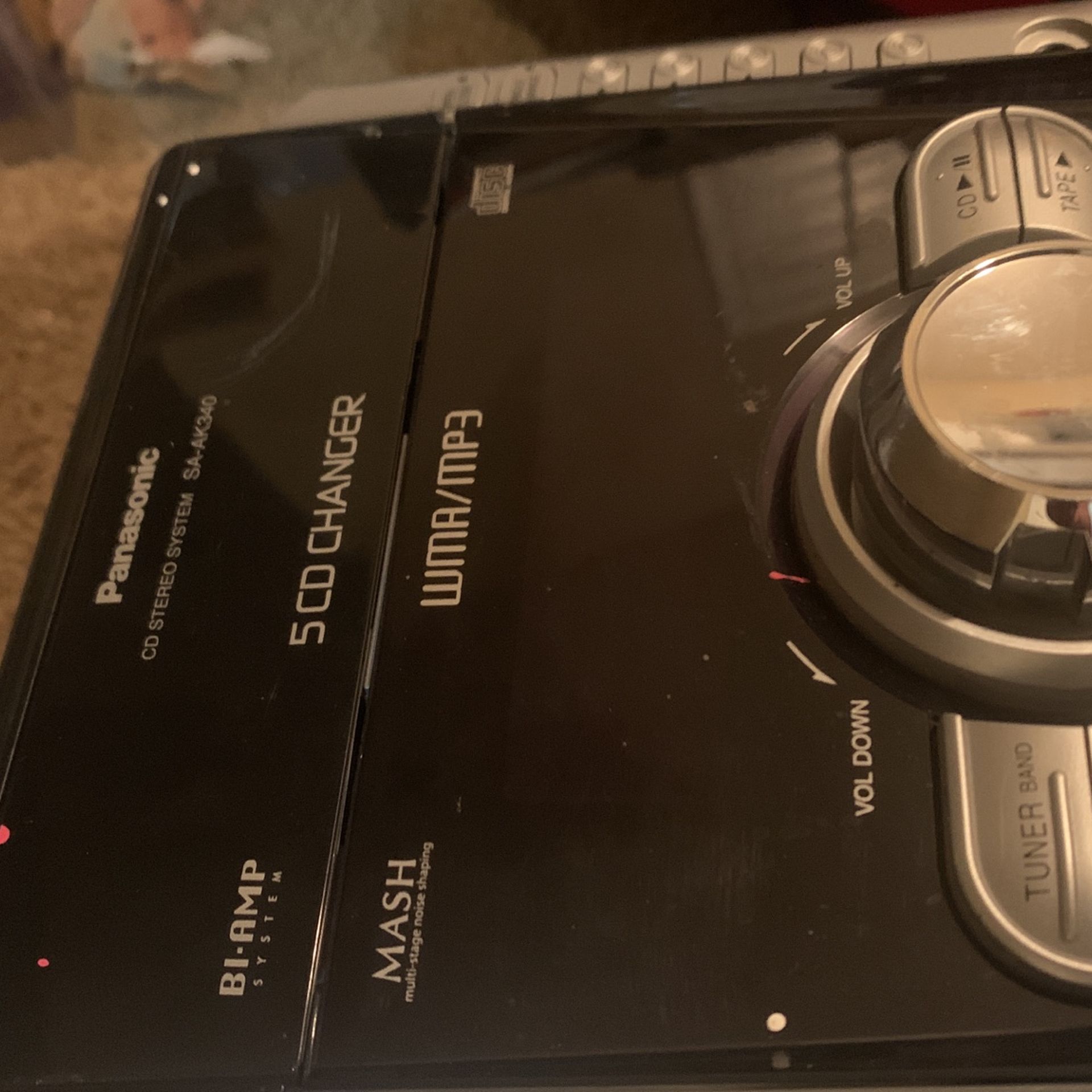 5 CD Changer WMA Stereosa Ak340 MP3 Panasonic