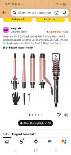 Wavytalk 5 in 1 iron set