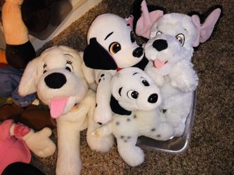 101 Dalmatians plush dolls toys - Disney - priced individually . Details in description