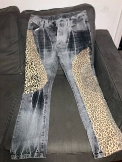 Cheetah Print Jeans