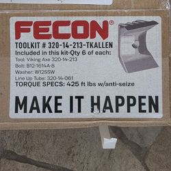 Fecon Teeth Toolkits 5 Boxes