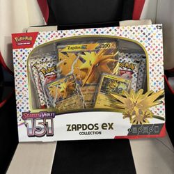 Zapdos Ex Collection Box 151