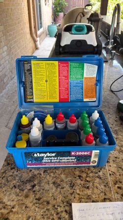 Taylor K‑2006C Service Complete FAS‑DPD Pool Test Kit