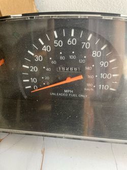 Toyota clusters for pickup from 1992 to 1999