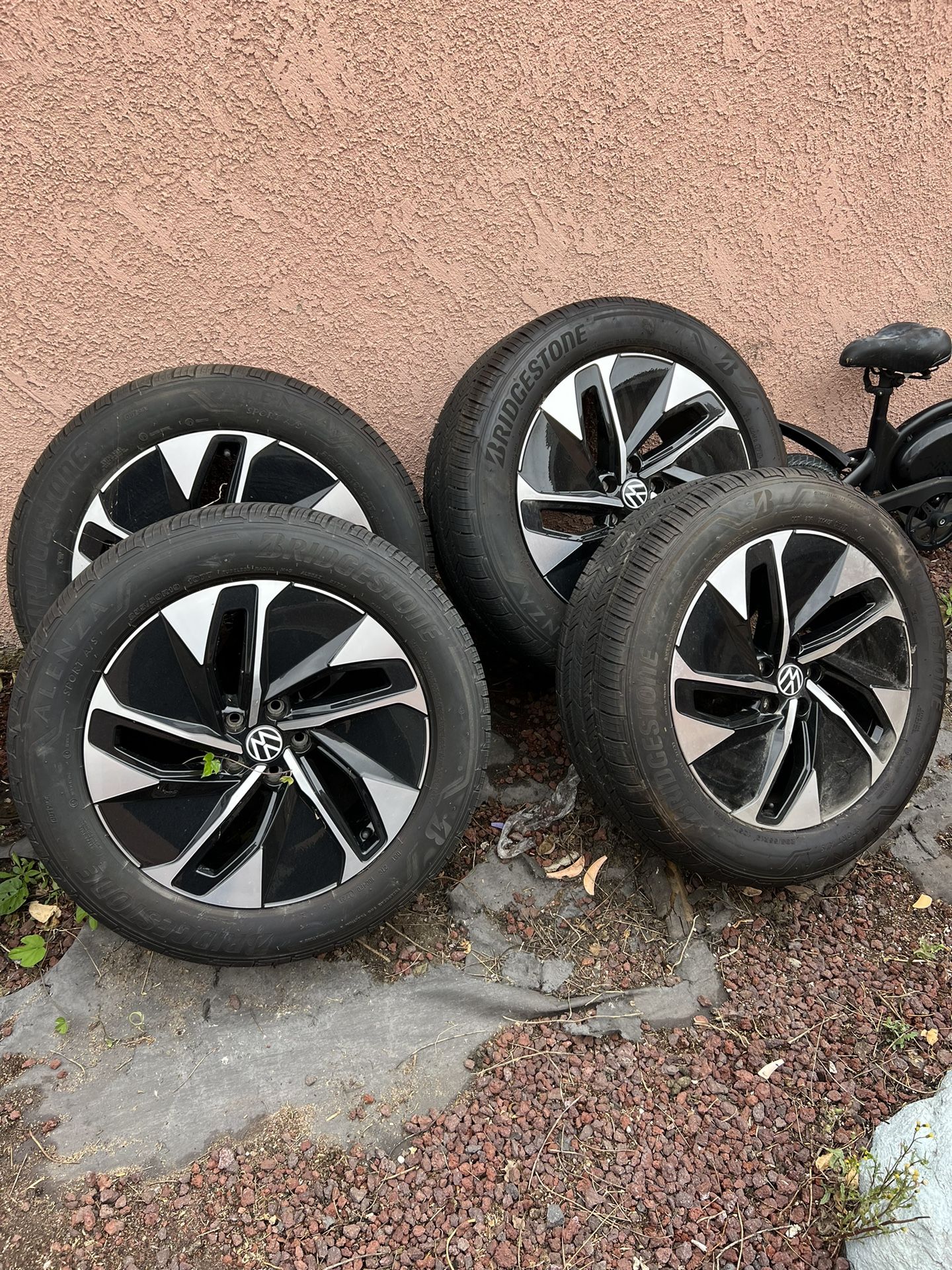 Id4 Rims VW VOLKSWAGEN ID.4 FACTORY HAMAR OEM WHEELS AND BRIDGESTONE TIRES for ...