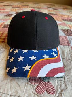 American Flag Hat - New