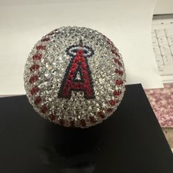 Signed Baseball Mike Trout By Rock On Sports 