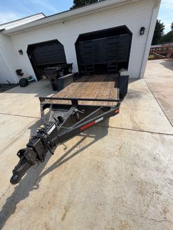12 foot tandem axle equipment trailer
