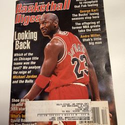 December 1998 Basketball Digest - Jordan Cover