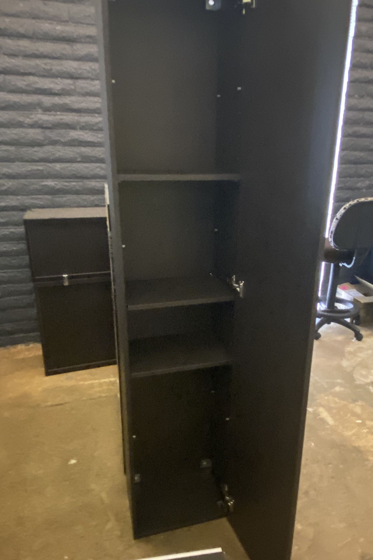 Tall storage cabinet