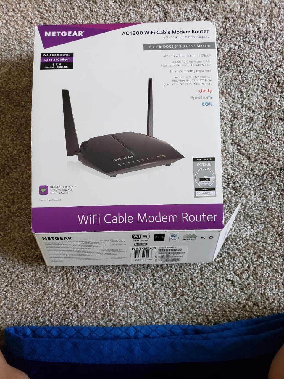 WiFi cable modem router (netgear)