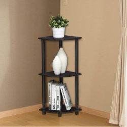 Turn-N-Tube 3-Tier Corner Display Rack Multipurpose Shelving Unit