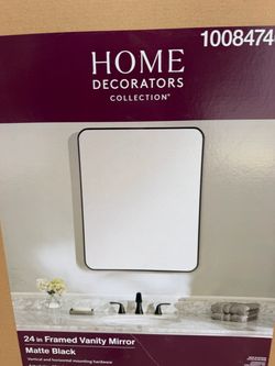 Framed Vanity Mirror