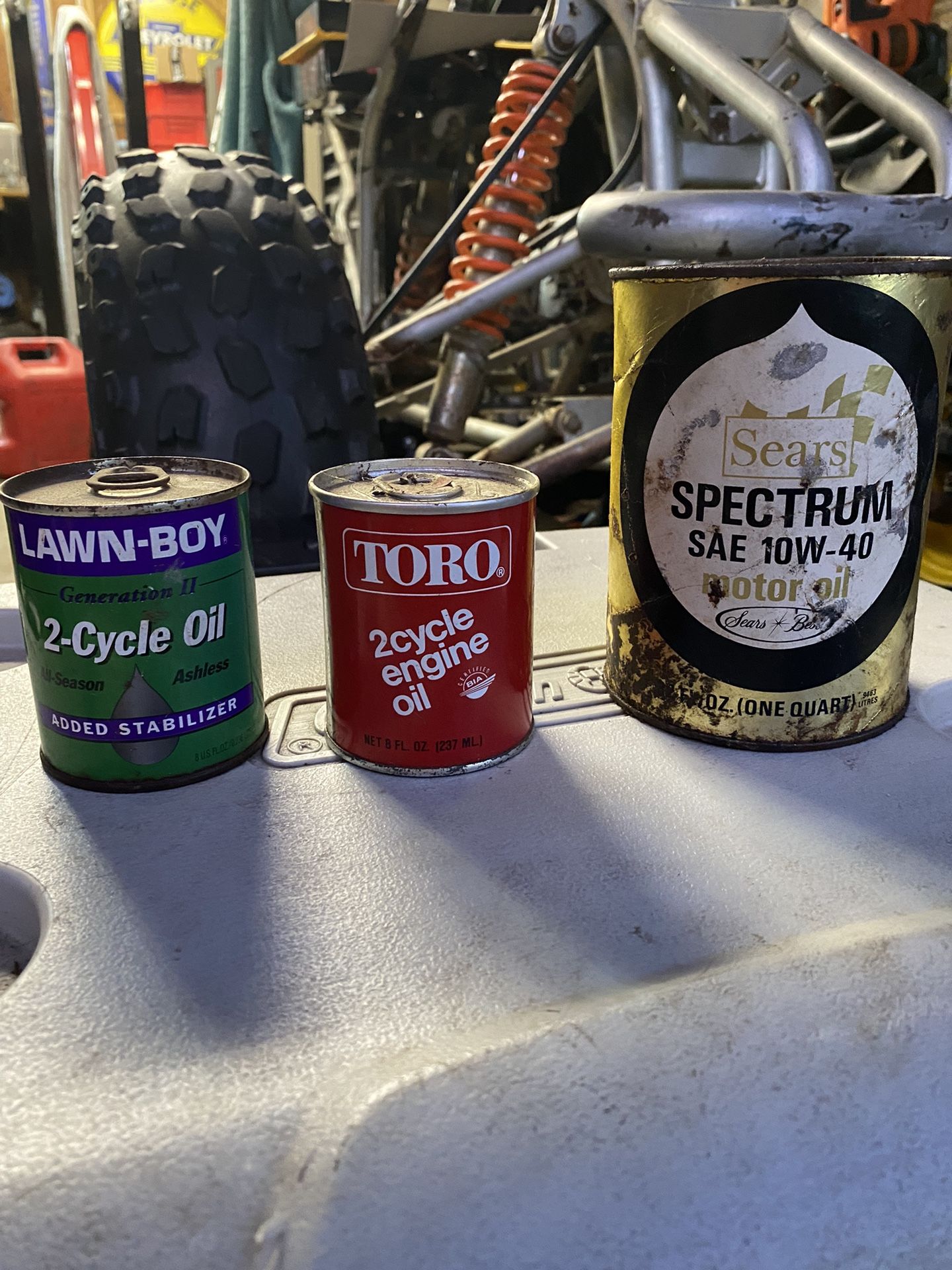 Old Oil Cans